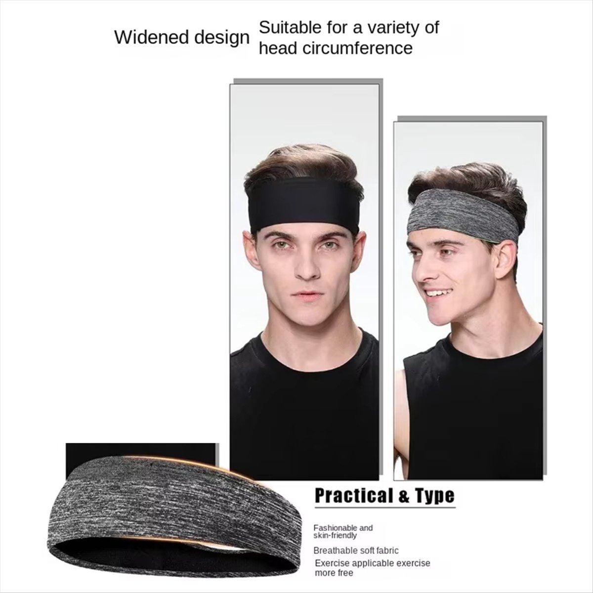 Hair Band Elastic - ABST Banda elástica deportiva para el