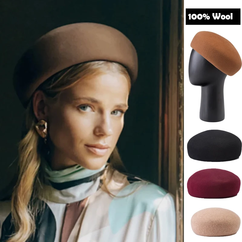 Women'S Accessories Go Outdoors - Boina Elegante de Lana 100% para