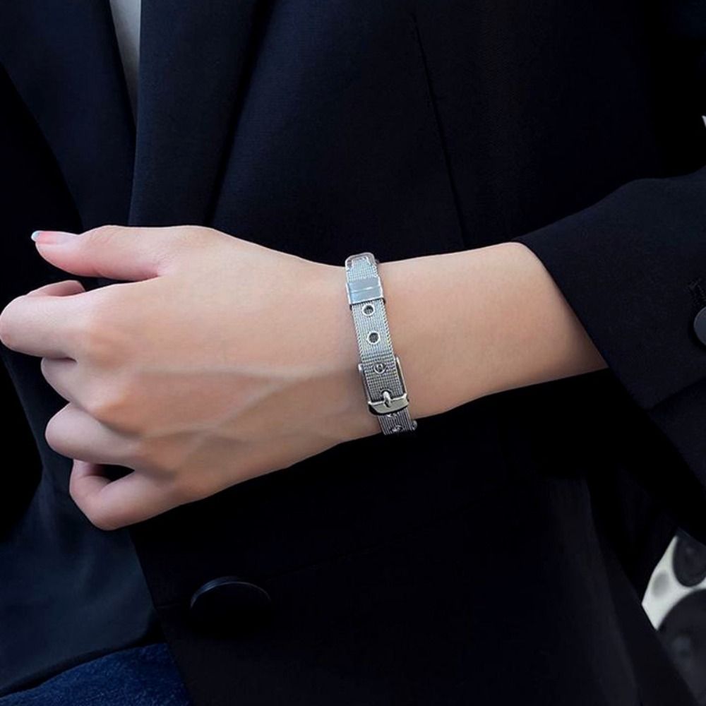 Women'S Accessories To Wear With Watch - Pulsera de malla de acero de