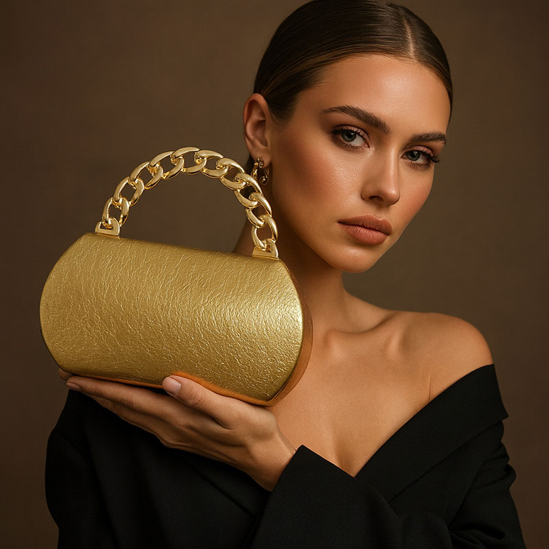 Wallet Chain Bag - Bolso de mano de lujo con