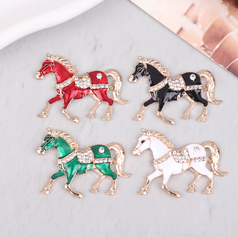 Women'S Clothing And Accessories - Broches clásicos de caballo con diamantes
