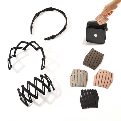 Women'S Accessories Go Outdoors - Diadema esmerilada plegable para el cabello,