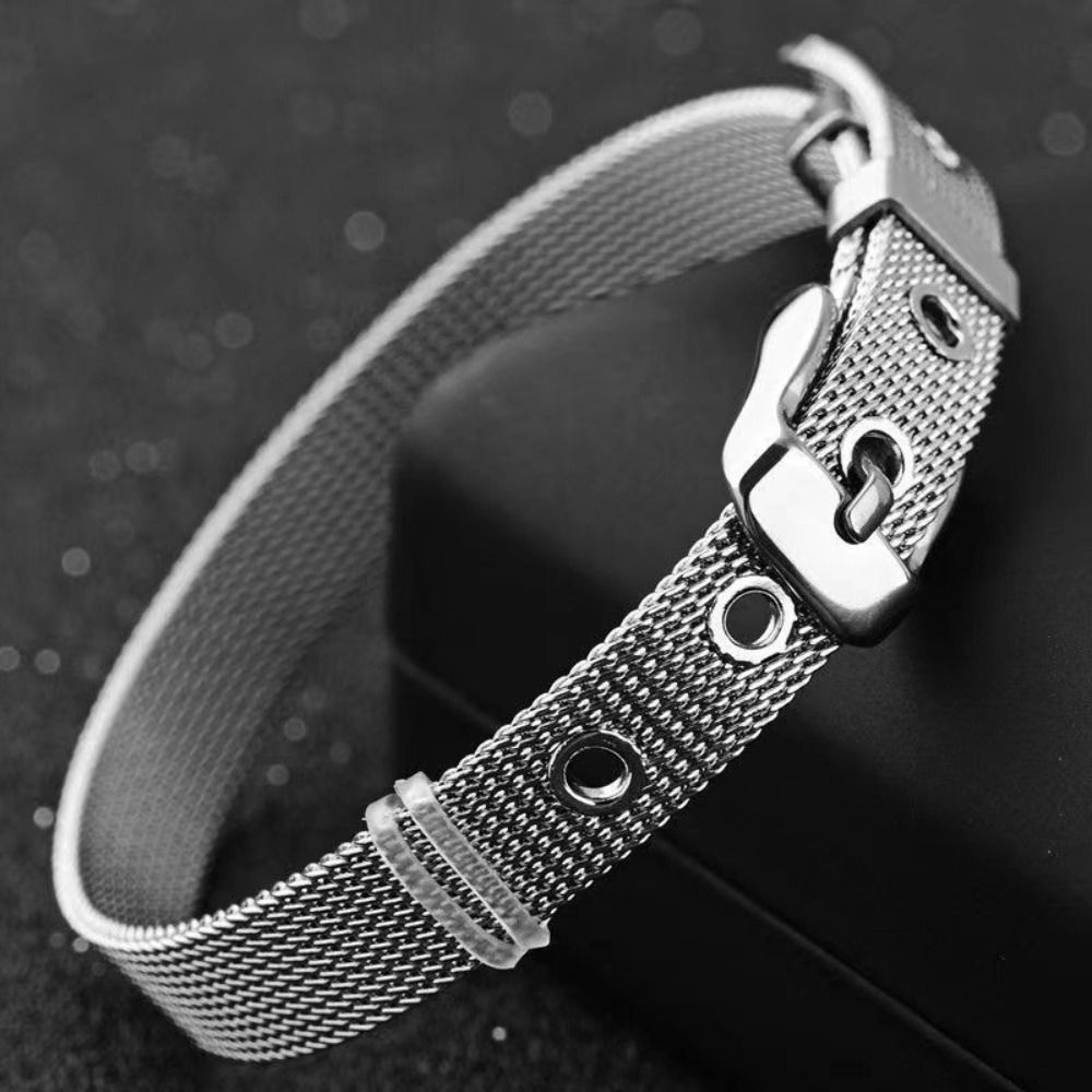 Women'S Accessories To Wear With Watch - Brazalete de Acero de Titanio Estilo
