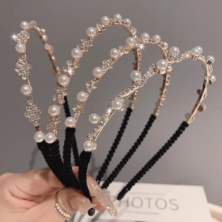 Women'S Accessories Go Outdoors - Diadema Retro con diamantes de imitación