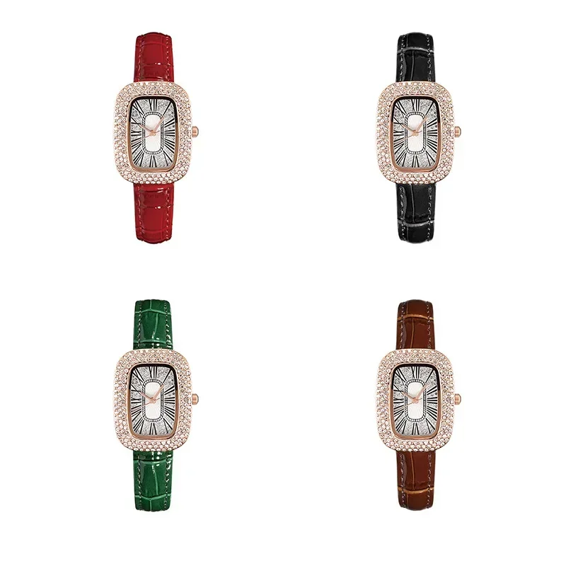 Reloj de cuarzo cuadrado verde - Women'S Accessories To Wear With Watch reseña y precio