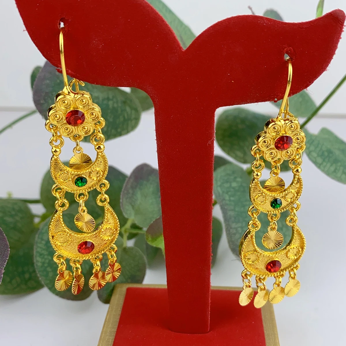Pendientes colgantes de gota i - Women Accessories Dubai reseña y precio
