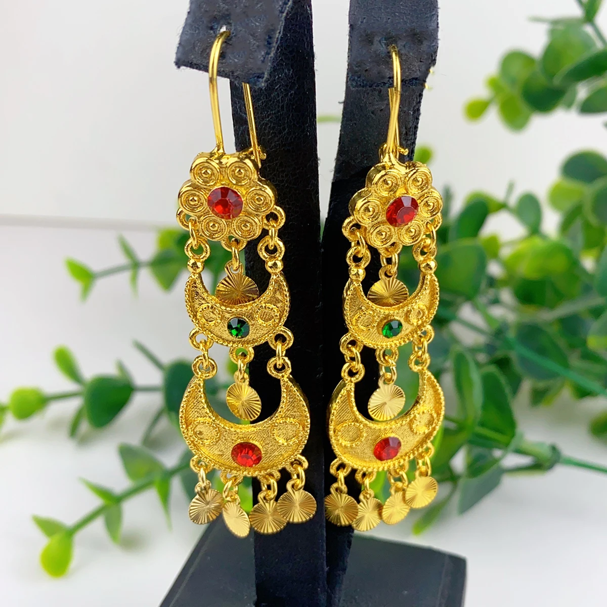 Pendientes colgantes de gota i - Women Accessories Dubai reseña y precio