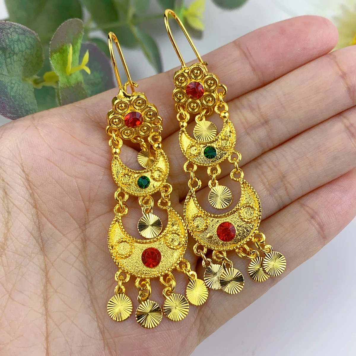 Pendientes colgantes de gota i - Women Accessories Dubai reseña y precio