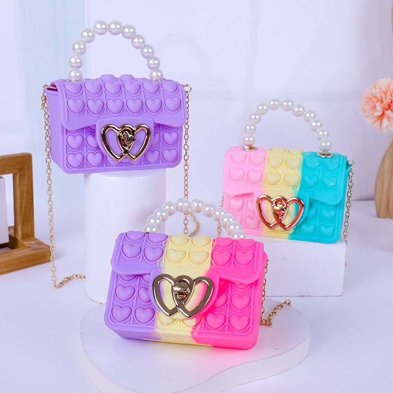 Bolso de gelatina de burbujas  - Wallet Chain Bag reseña y precio