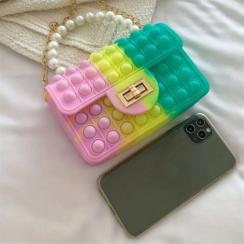 Bolso de gelatina de burbujas  - Wallet Chain Bag reseña y precio