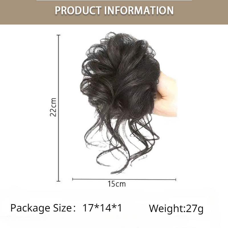 Bollos de pelo rizado desorden - Hair Band Elastic reseña y precio