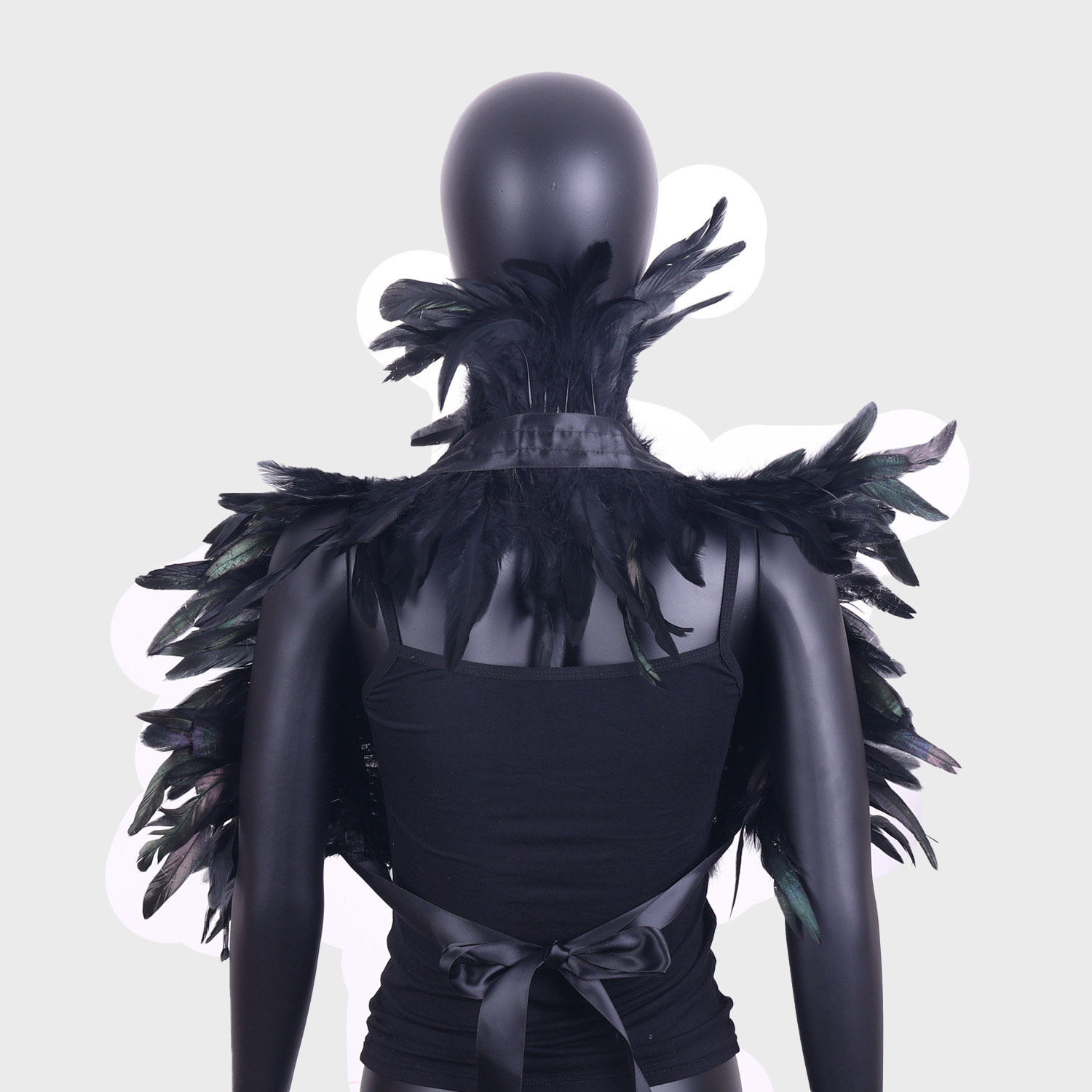 Chal de plumas góticas transfr - Women'S Accessories Amazon reseña y precio