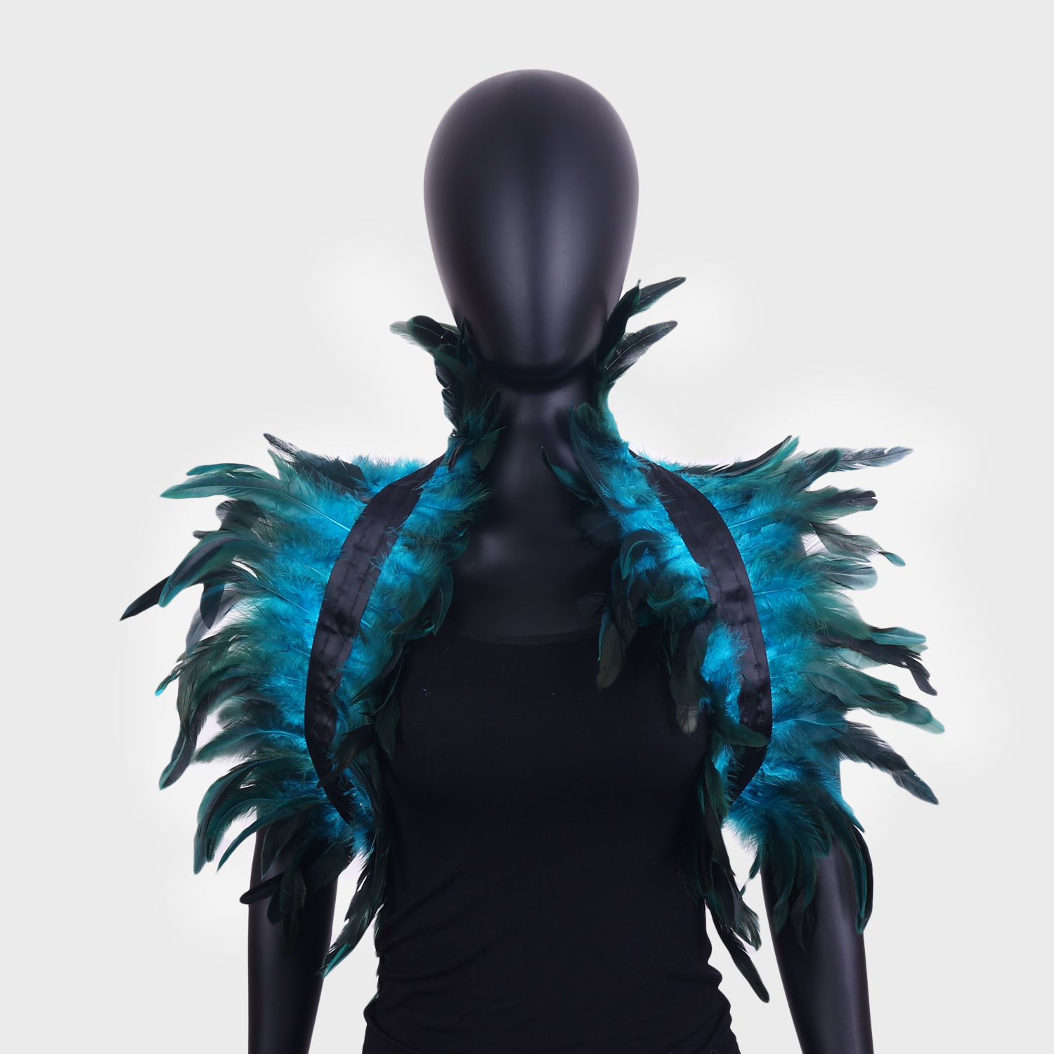 Chal de plumas góticas transfr - Women'S Accessories Amazon reseña y precio