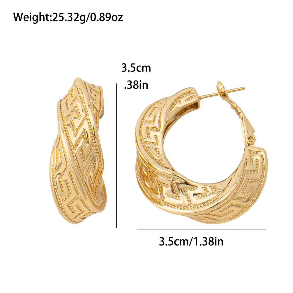 Pendientes de Oro de 18k de Du - Women Accessories Dubai reseña y precio