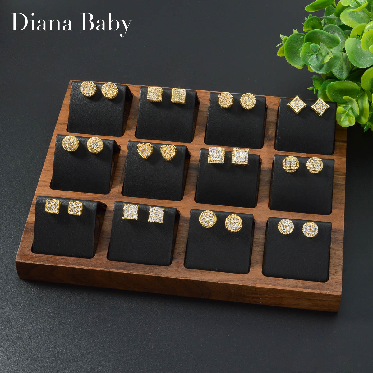 Diana Baby-pendientes de Color - Women Accessories Dubai reseña y precio