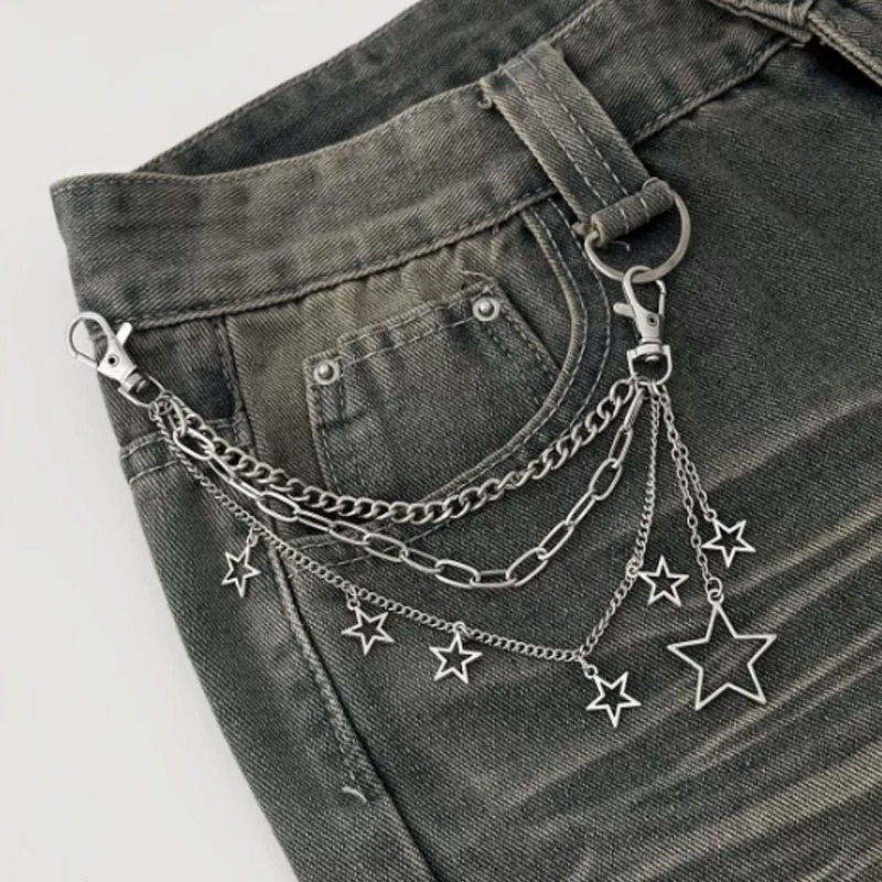 Colgante de cadena en capas pa - Wallet Chain Bag reseña y precio