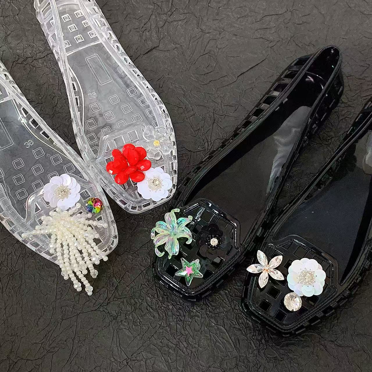 Zapatos de Cristal de Gelatina - Women'S Accessories For Shoes reseña y precio