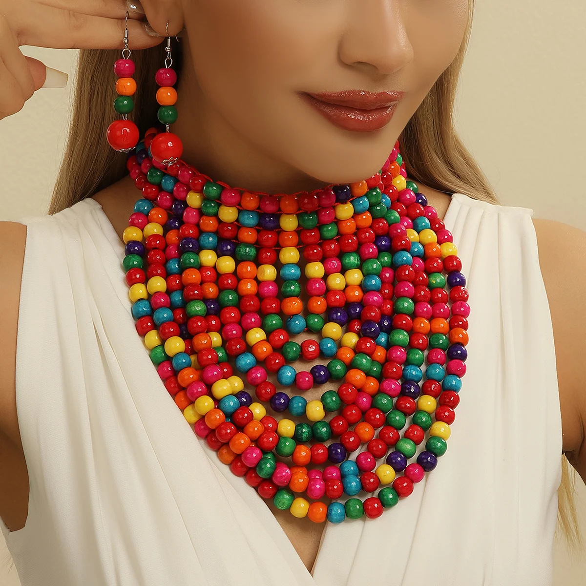 Conjunto de collar multicapa c - Women'S Accessories Amazon reseña y precio