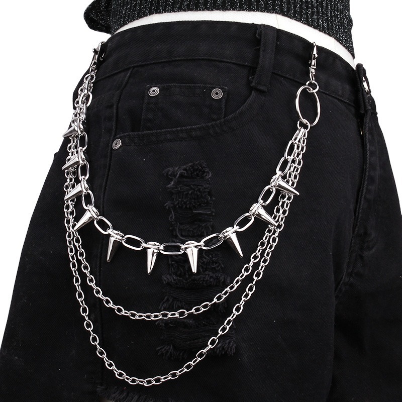 Hip Hop Punk Rock pantalones d - Wallet Chain Bag reseña y precio