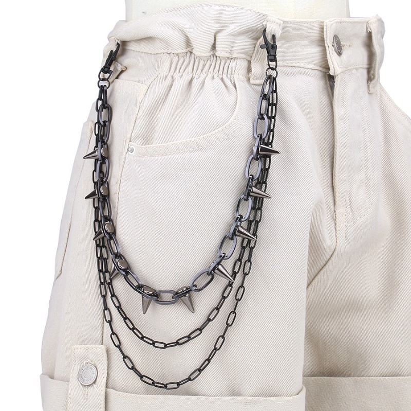 Hip Hop Punk Rock pantalones d - Wallet Chain Bag reseña y precio